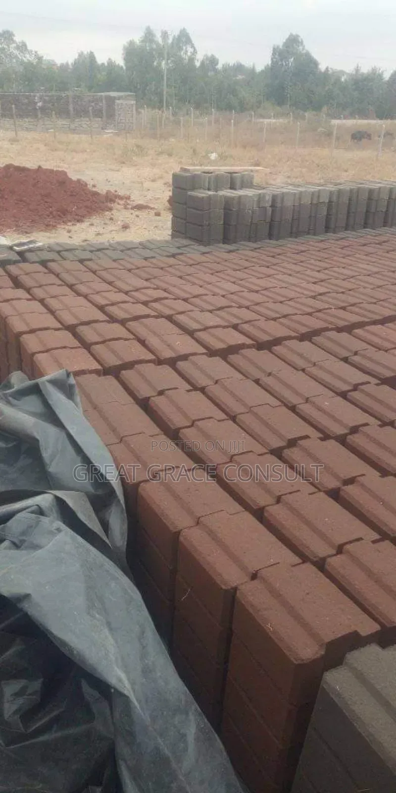 Earth Compressed Interlocking Bricks