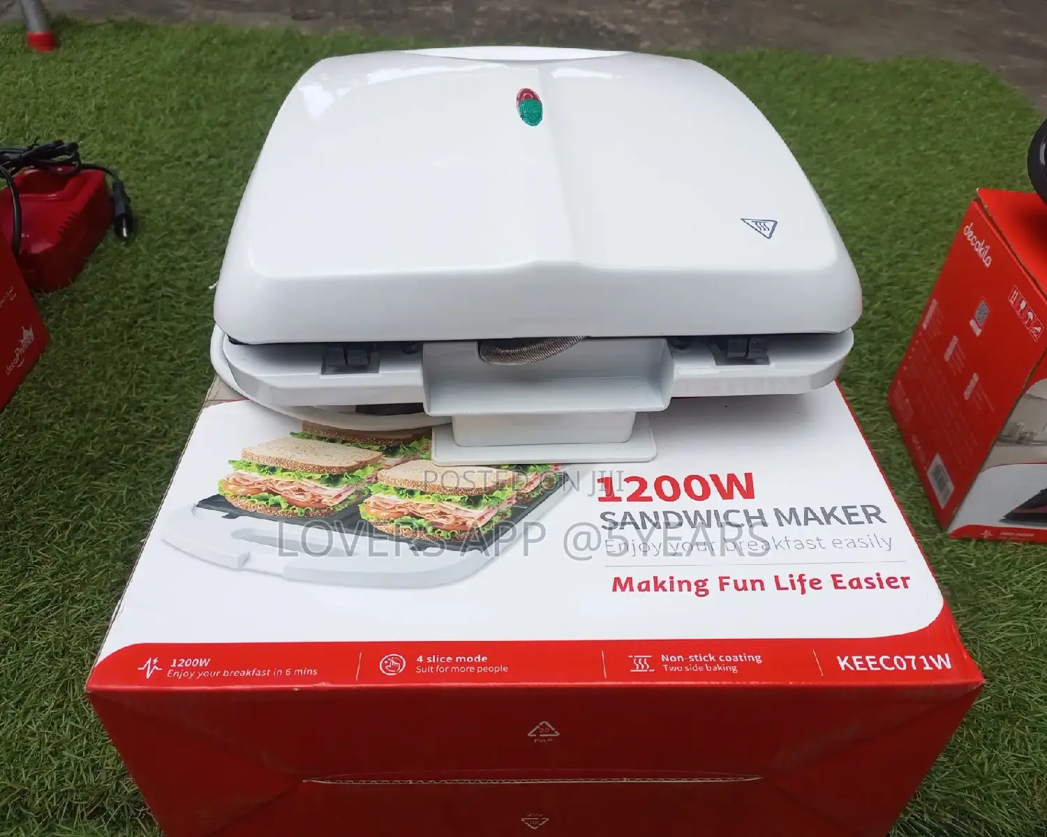Affordable Sandwich Maker Decakila Sandwich Good Quality.