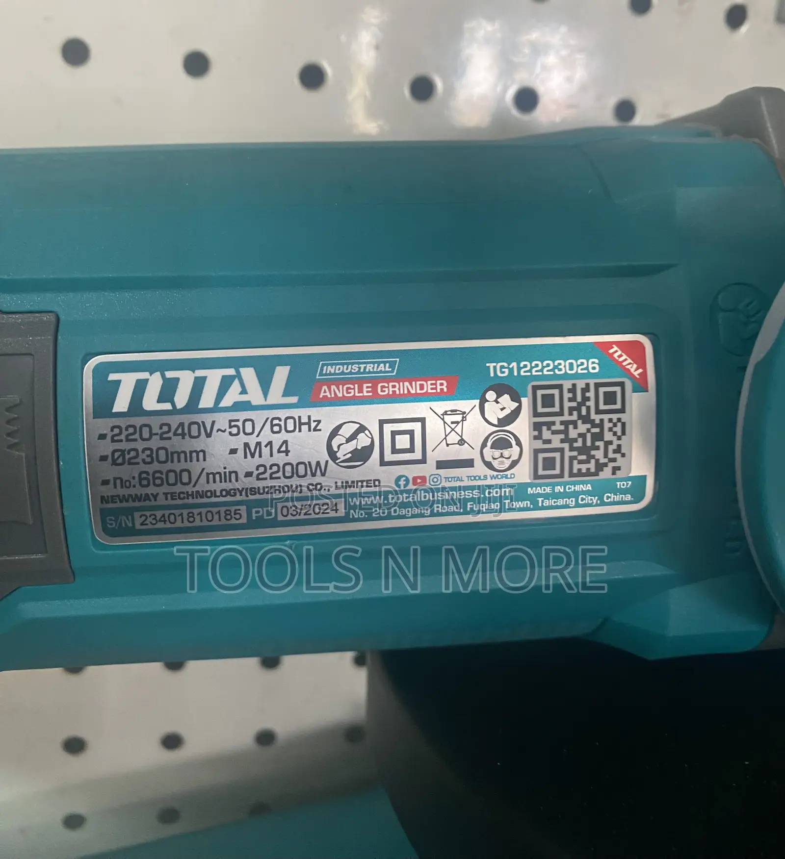 TOTAL Angle Grinder 2200W
