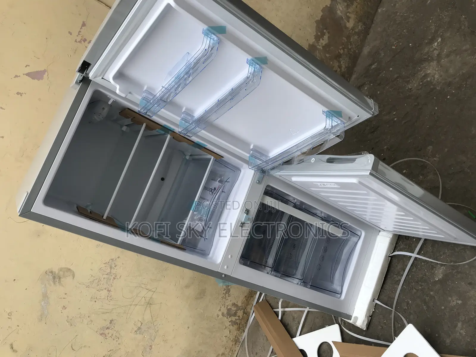 Headlight Nasco 146liters Double Door Fridge