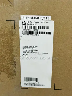 New Desktop Computer HP 290 G9 All-in-One 4GB Intel Core I3 HDD 1T