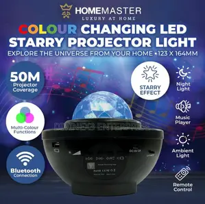 Galaxy Projector With Bluetooth Speaker and Remote Control