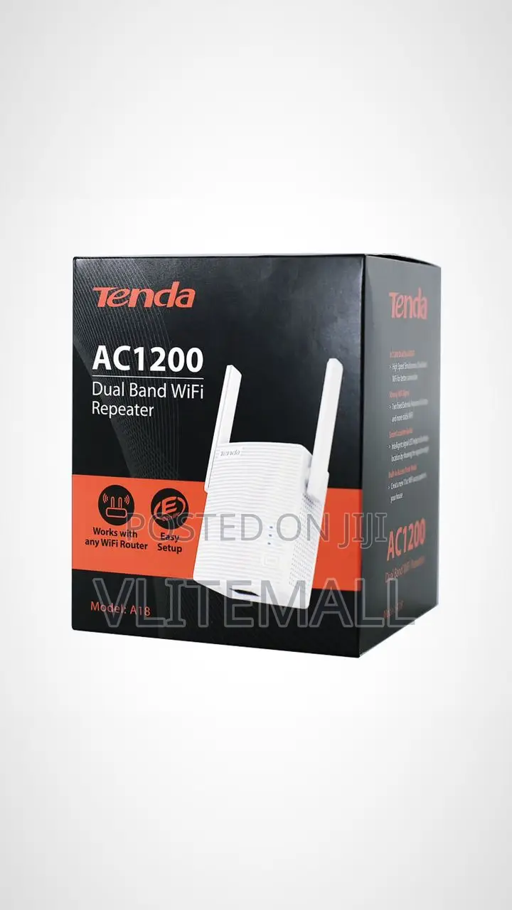 Tenda A18 AC1200 Dual Band Wi-fi Range Extender