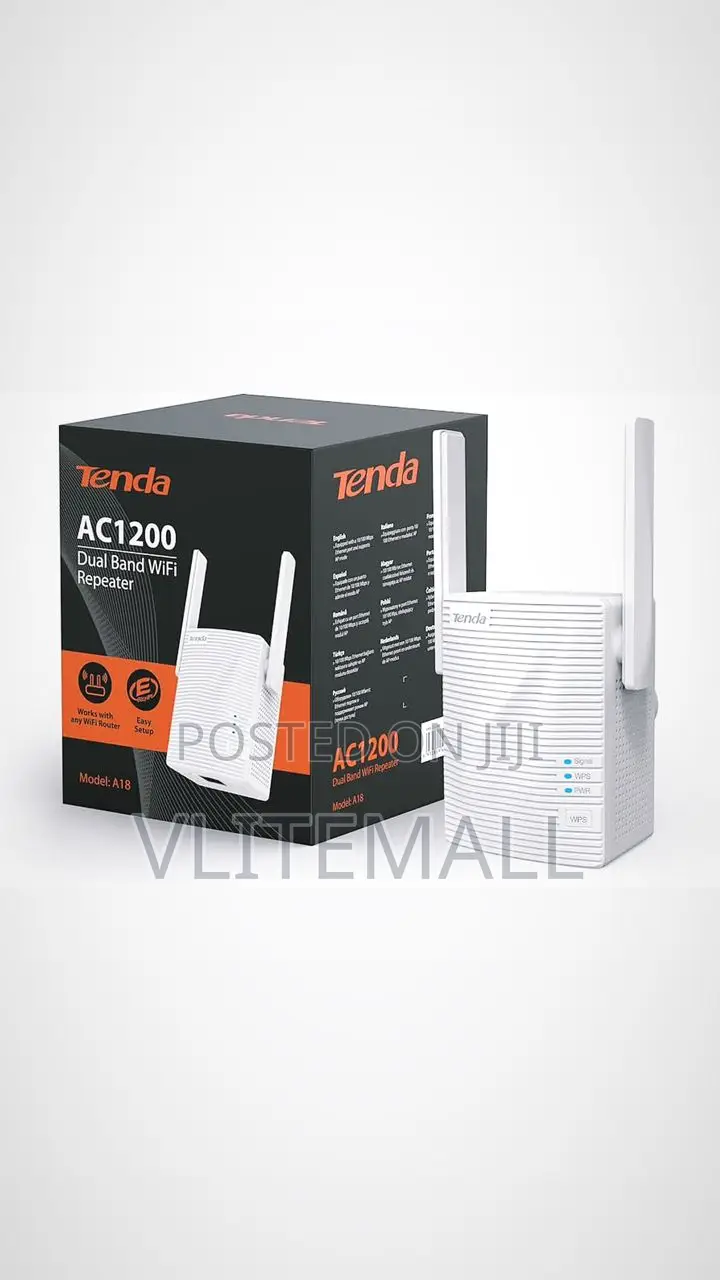 Tenda A18 AC1200 Dual Band Wi-fi Range Extender