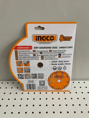 Dry Diamond Disc 9" - Dmd012302m