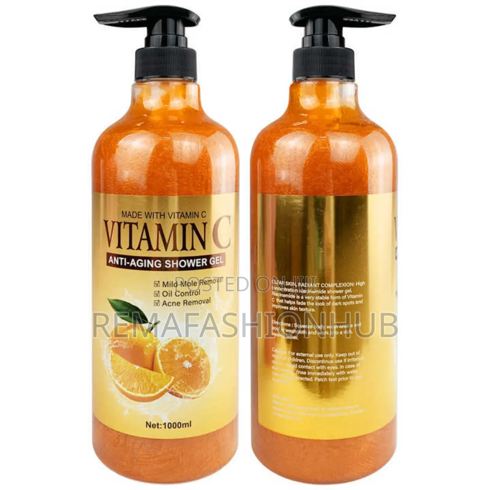 Vitamin C Anti-Aging Shower Gel, Minimize Pores