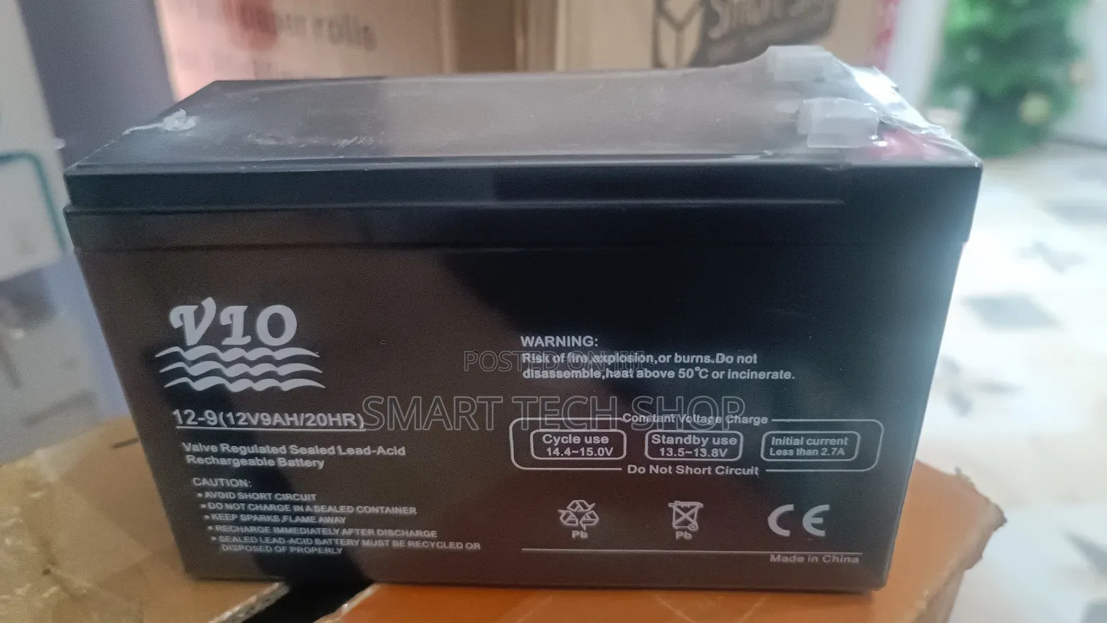 UPS Battery 12V 9ah / 20HR Initial Current Less Than 2.7a