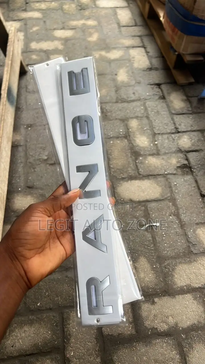 Range Rover Written/ Logo and Stickers Are Available