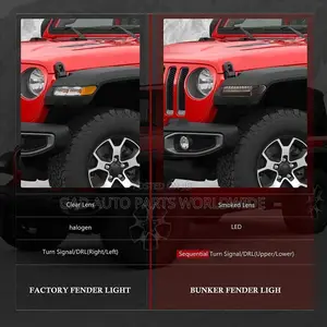 Jeep Wrangler Fender Lights 2018-2022