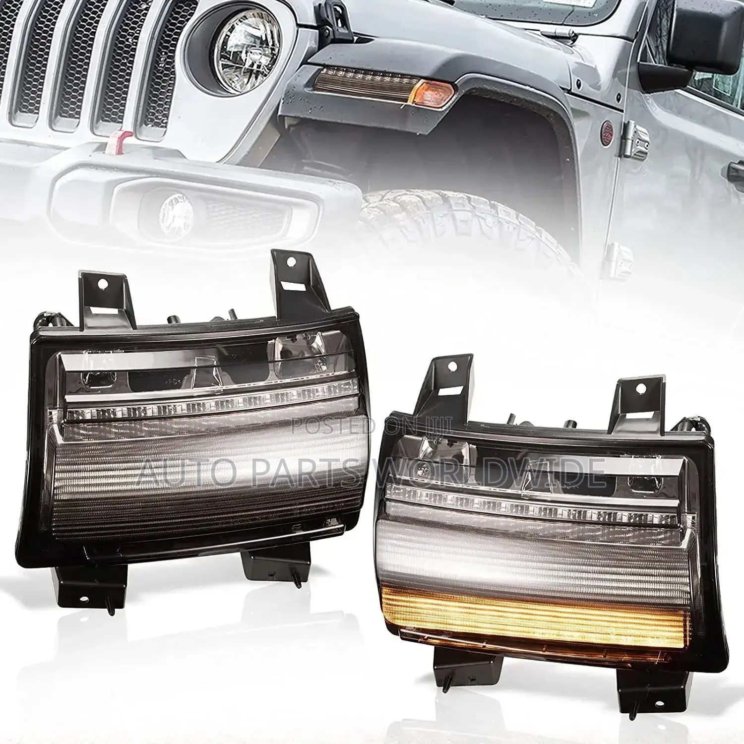 Jeep Wrangler Fender Lights 2018-2022