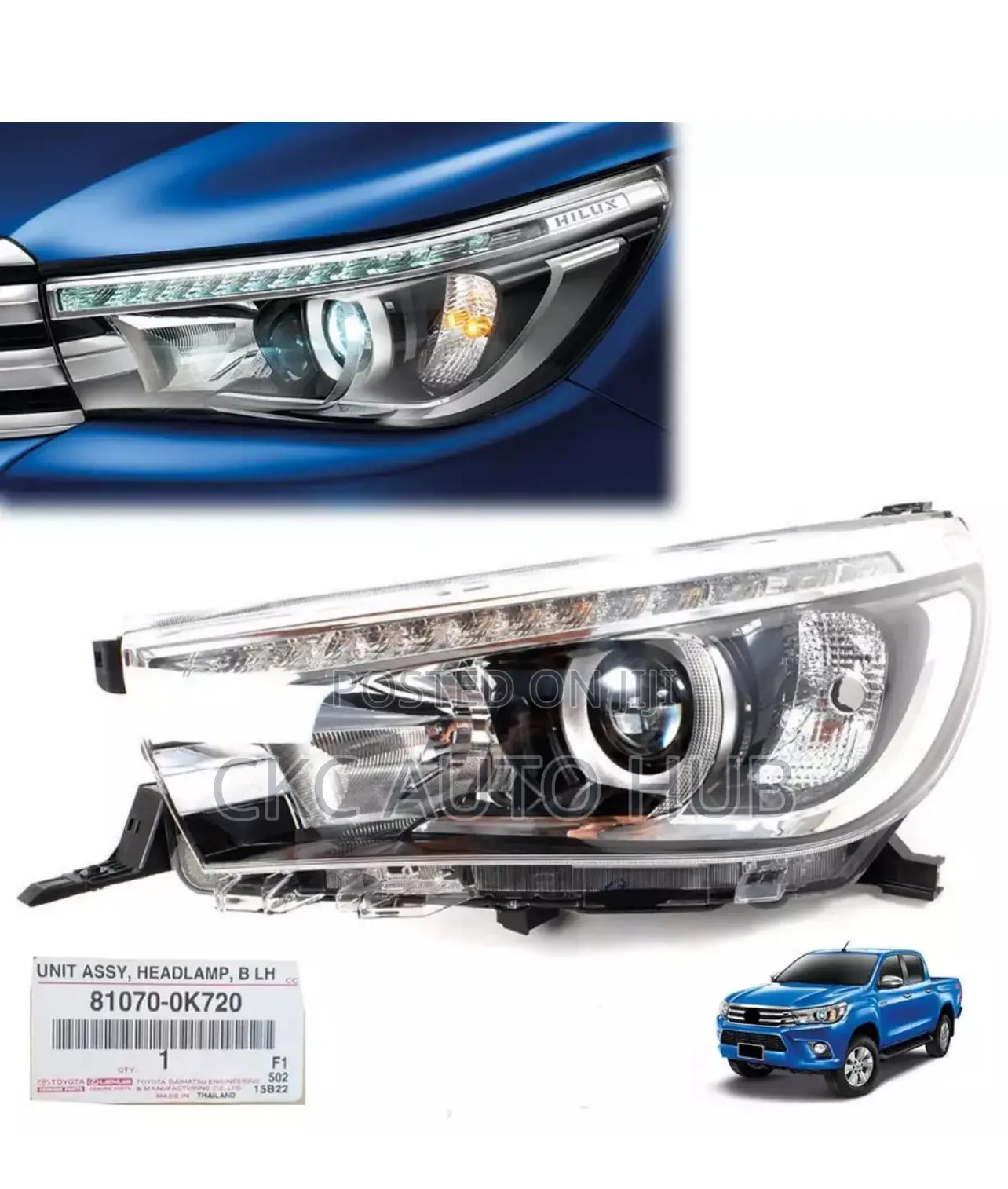 Hilux 2015 to 2019 LED Headlight