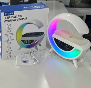 BT-3401 LED Wireless Charging Bluetooth Speaker