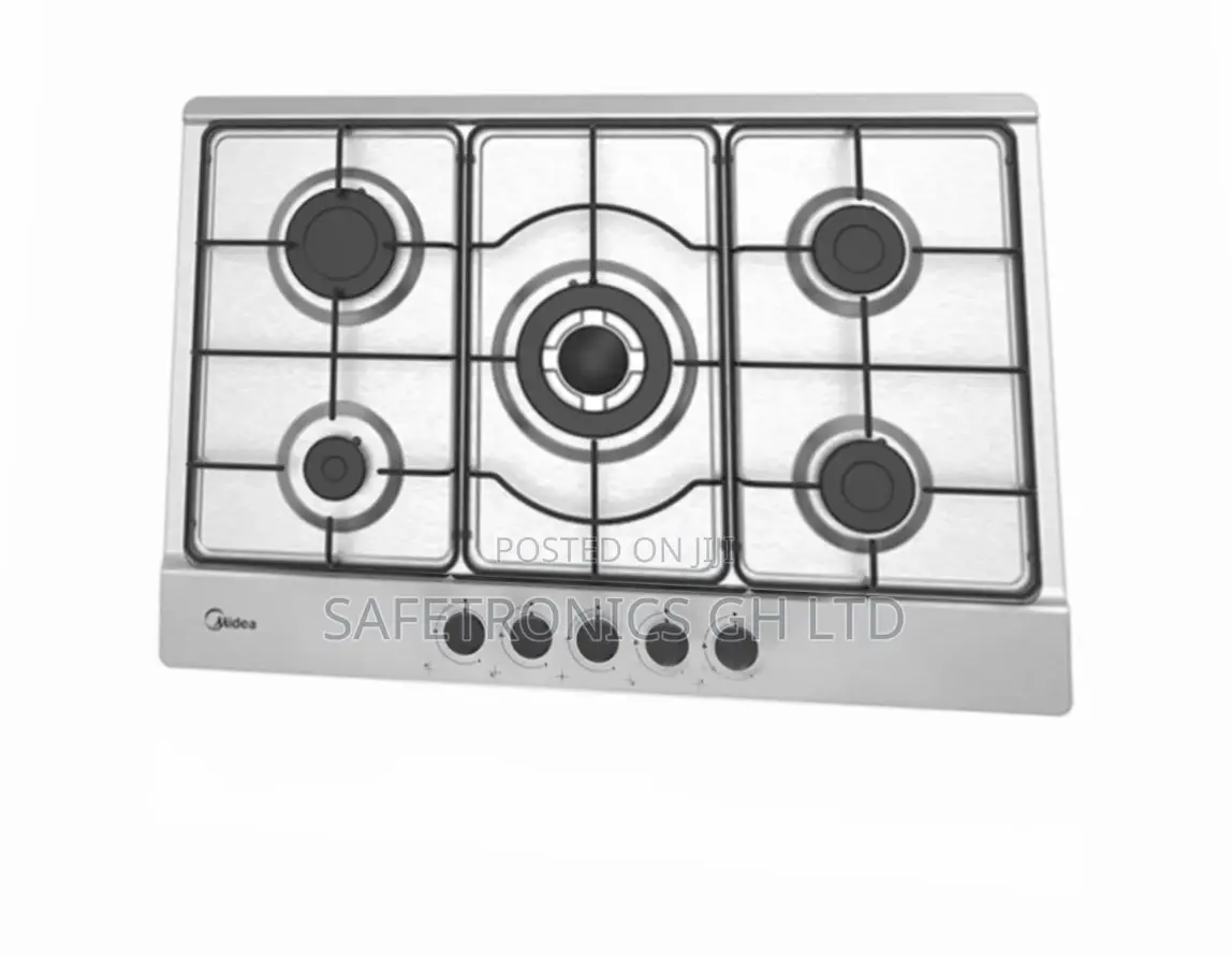 Affordable Midea 5-Burner-Gas-Hob-90g50me
