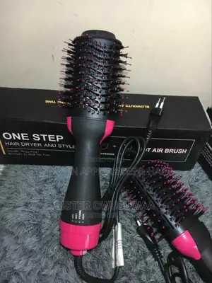 Photo - Hot Air Brush / One Step Hair Dryer / Brush Straightener
