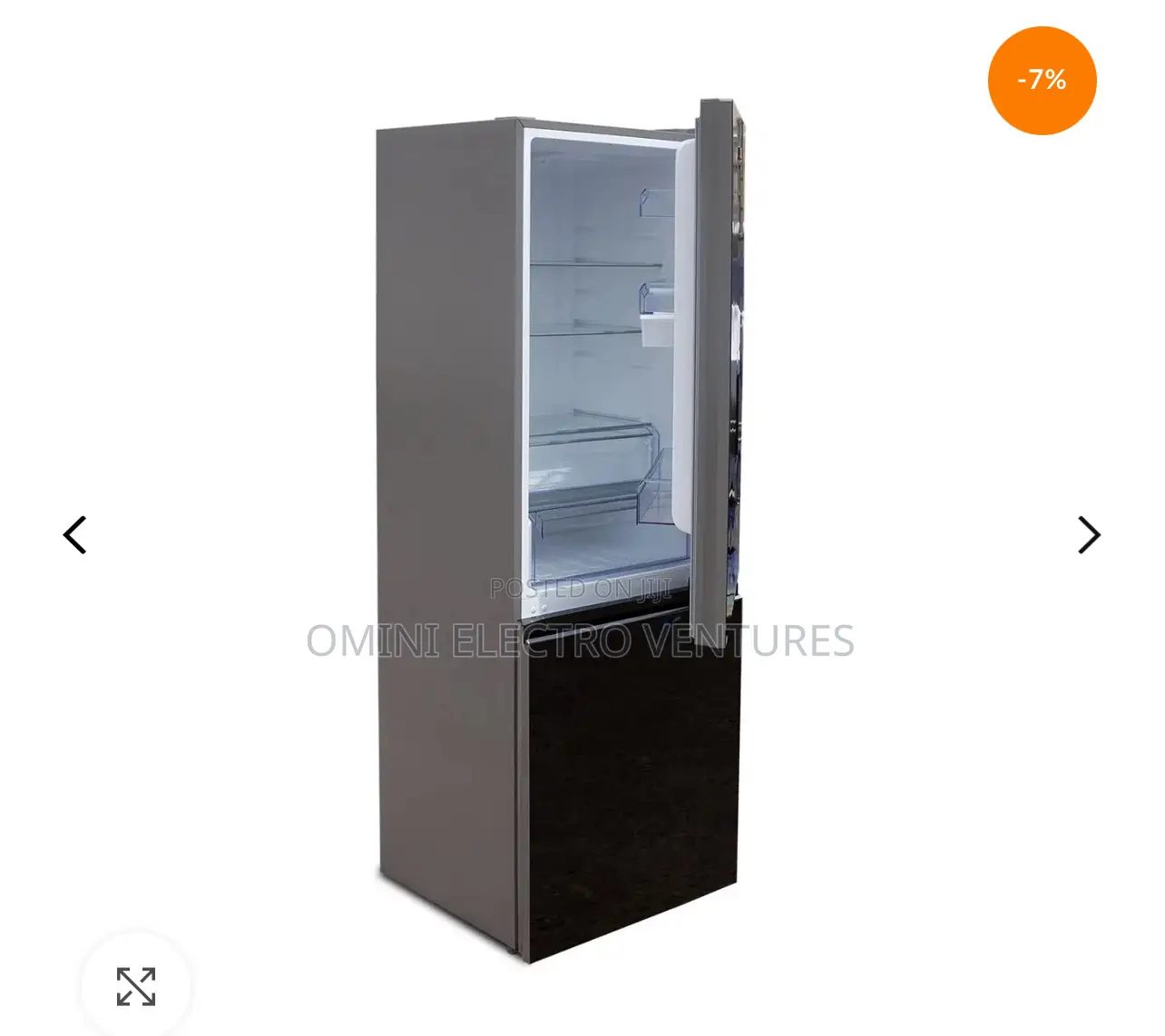 Brand New Roch Double Door Mirror Fridge With Dispenser