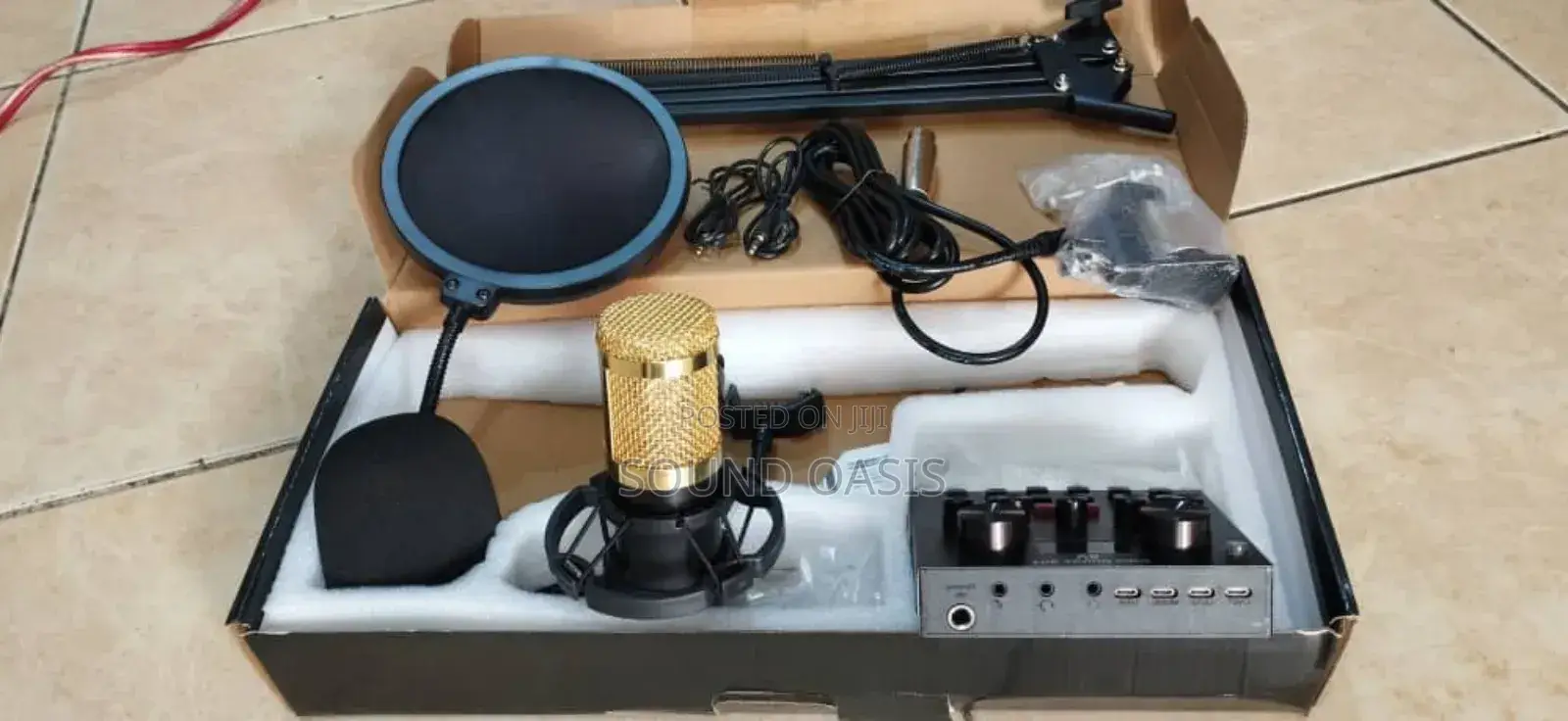 Professional Condenser Microphone Set