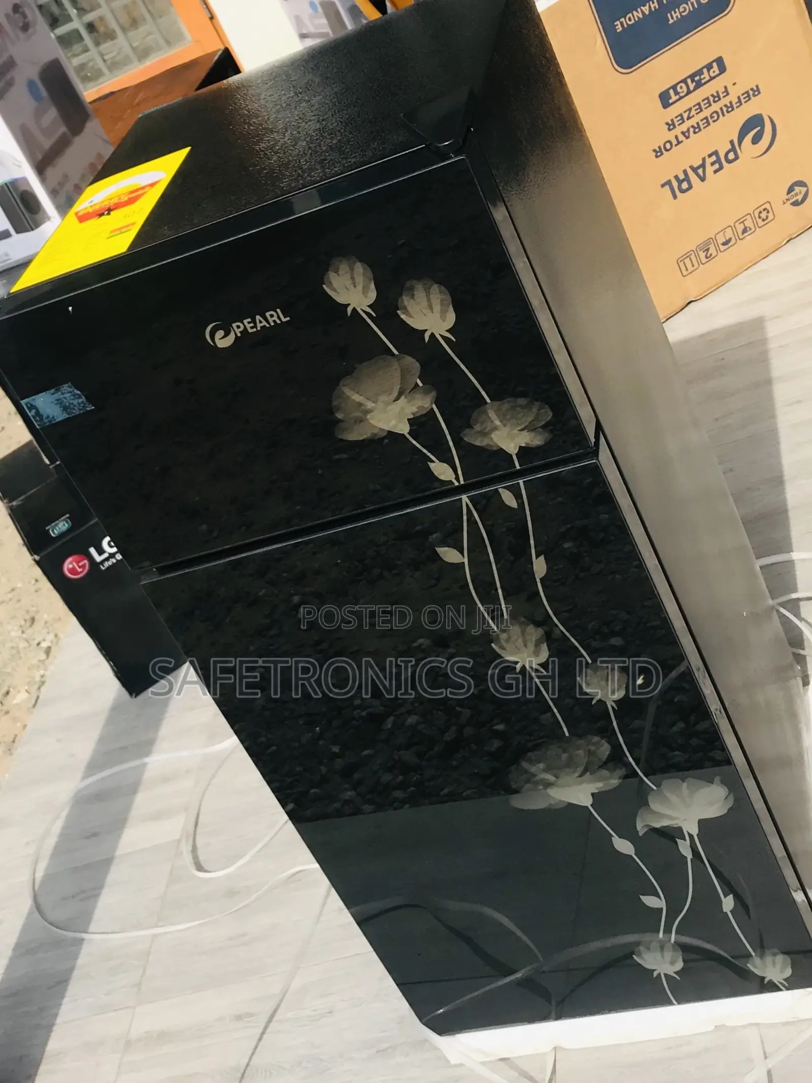 PF-16T Energy Saving Pearl 2 Doors Topfreezer (Black)