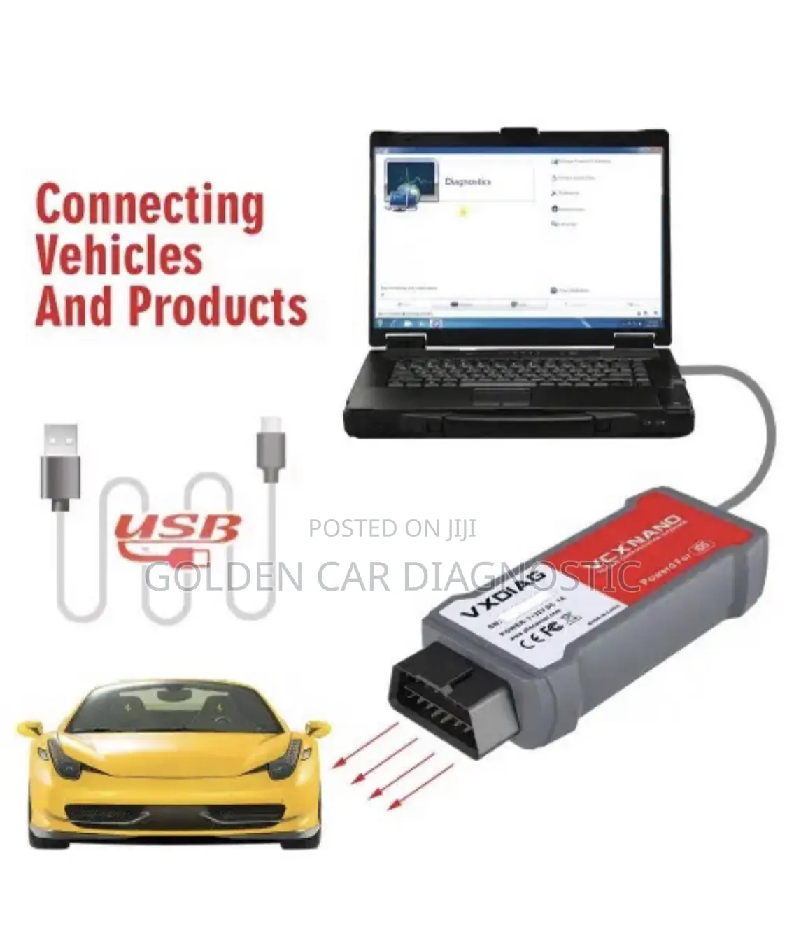 Vxdiag Nano for Ford and Mazda OBD2 Diagnostic Scanner