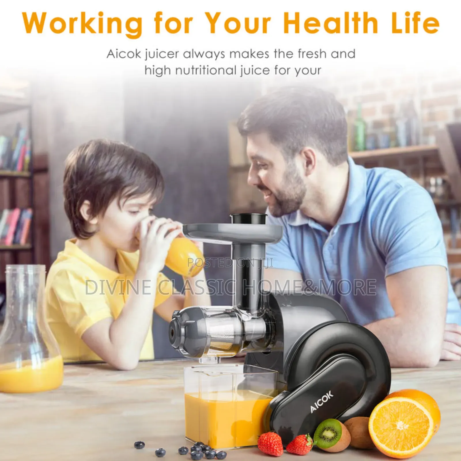 Aicok Slow Masticating Juicer