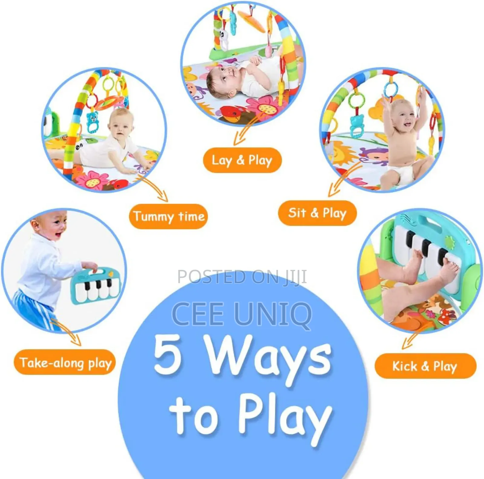 Piano Activity Gym Mat