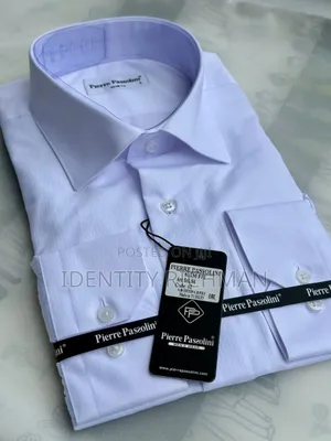 Men Long Sleeves White Shirts