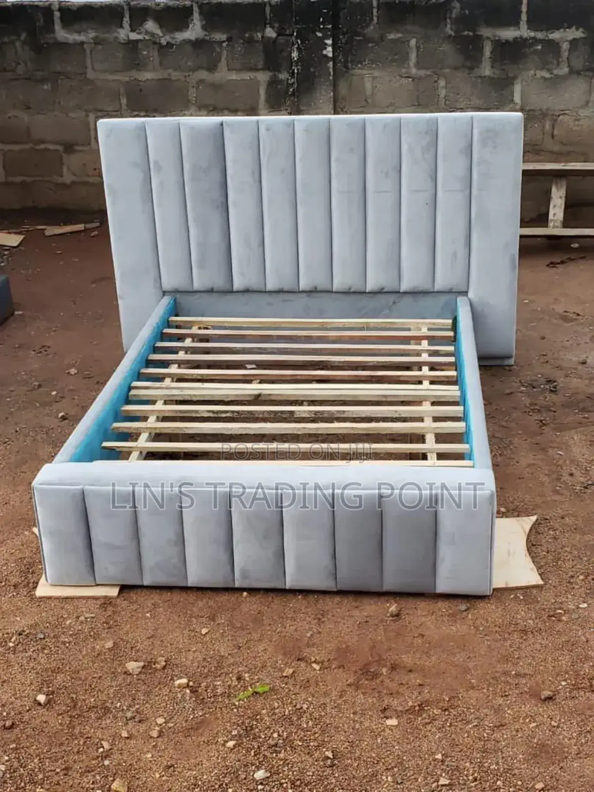 Quality Double Bed Frame Gray