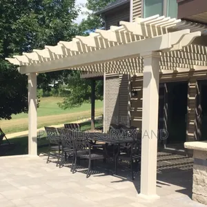 Beautiful White Pergola Structures