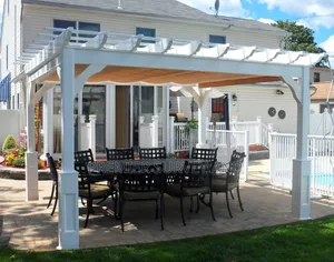 Beautiful White Pergola Structures