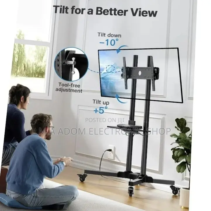 Purchase Mobile Tv Trolley Suitable for Tv Between 32”-70”.