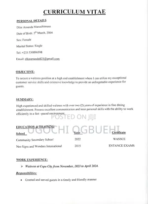 Customer Service Representative