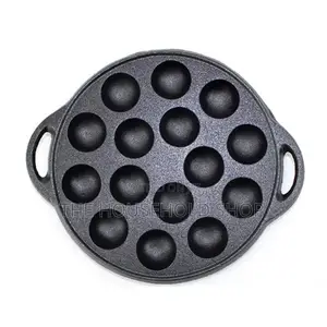Seasoned Thickened Cast Iron Takayoki Skillet (14 15 Holes