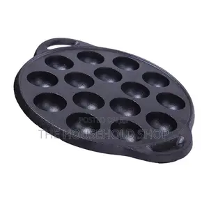 Seasoned Thickened Cast Iron Takayoki Skillet (14 15 Holes