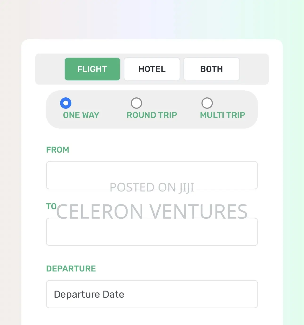 Live Tracking Tickets for Flight or Hotels Only