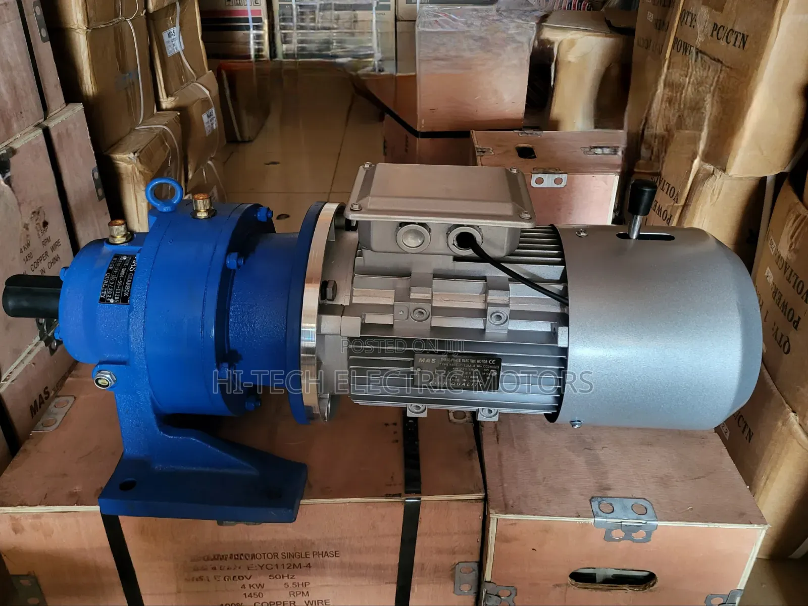 5.5hp Electric Gear Motor With Brake /Clutch