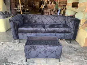 Brand New Turkish Sofa With Glass Top Center Table
