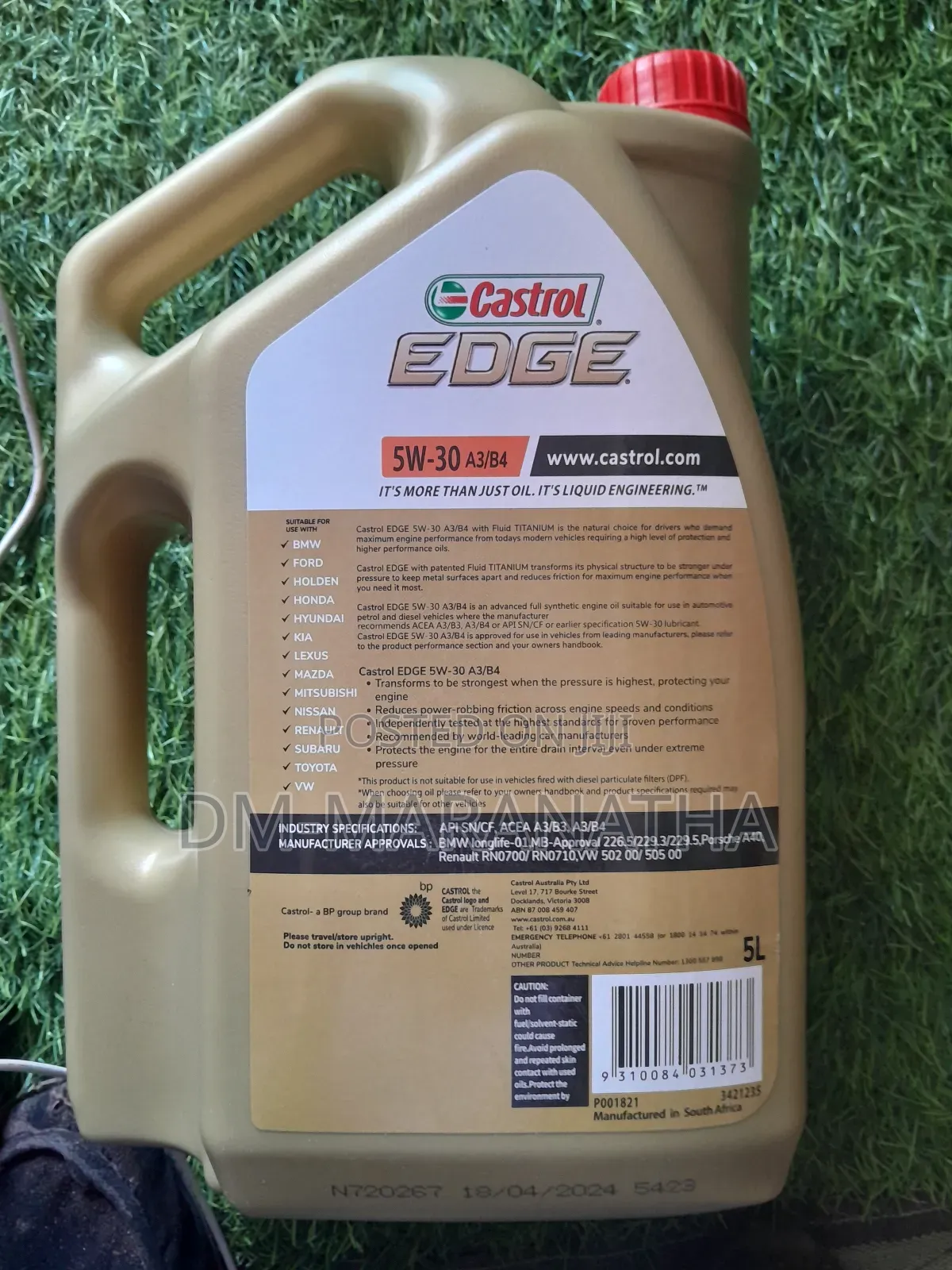 Castrol Edge 5W30 Petrol and Diesel