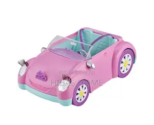Zuru Sparkle Girlz Pink Convertible With Doll Playset