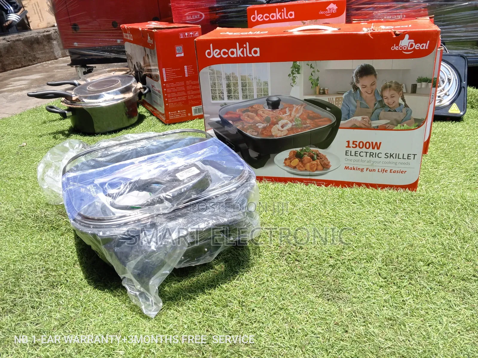 Decakila Electric Skillet Electric Skillet 1500W Affordable