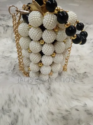 Cylindrical Beaded Bag