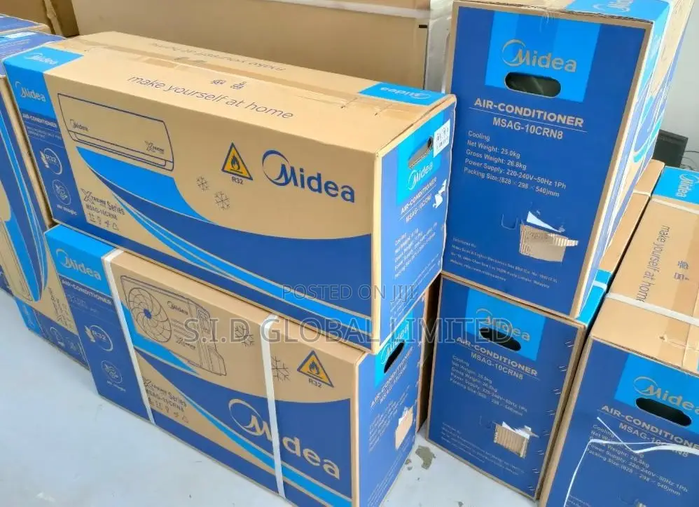 Glaring MIDEA-SPLIT-INVERTER-R410-UNICOOL-1.5HP-AC