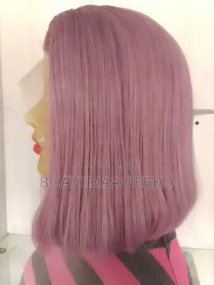 Purple Coloured Full Frontal Lace Wig