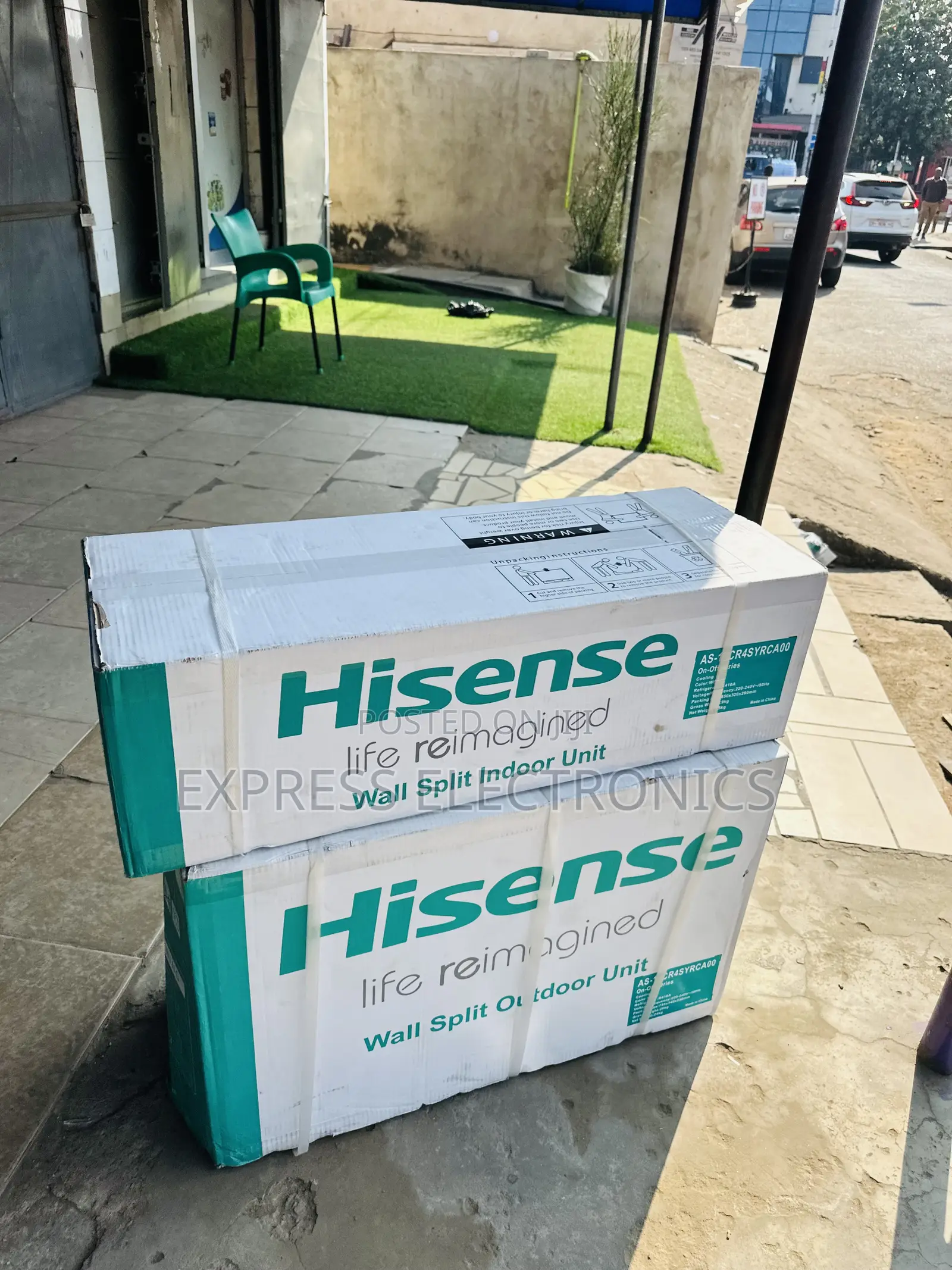 High Efficiency Split R410 Gas Hisense 1.5hp AC White in Adabraka