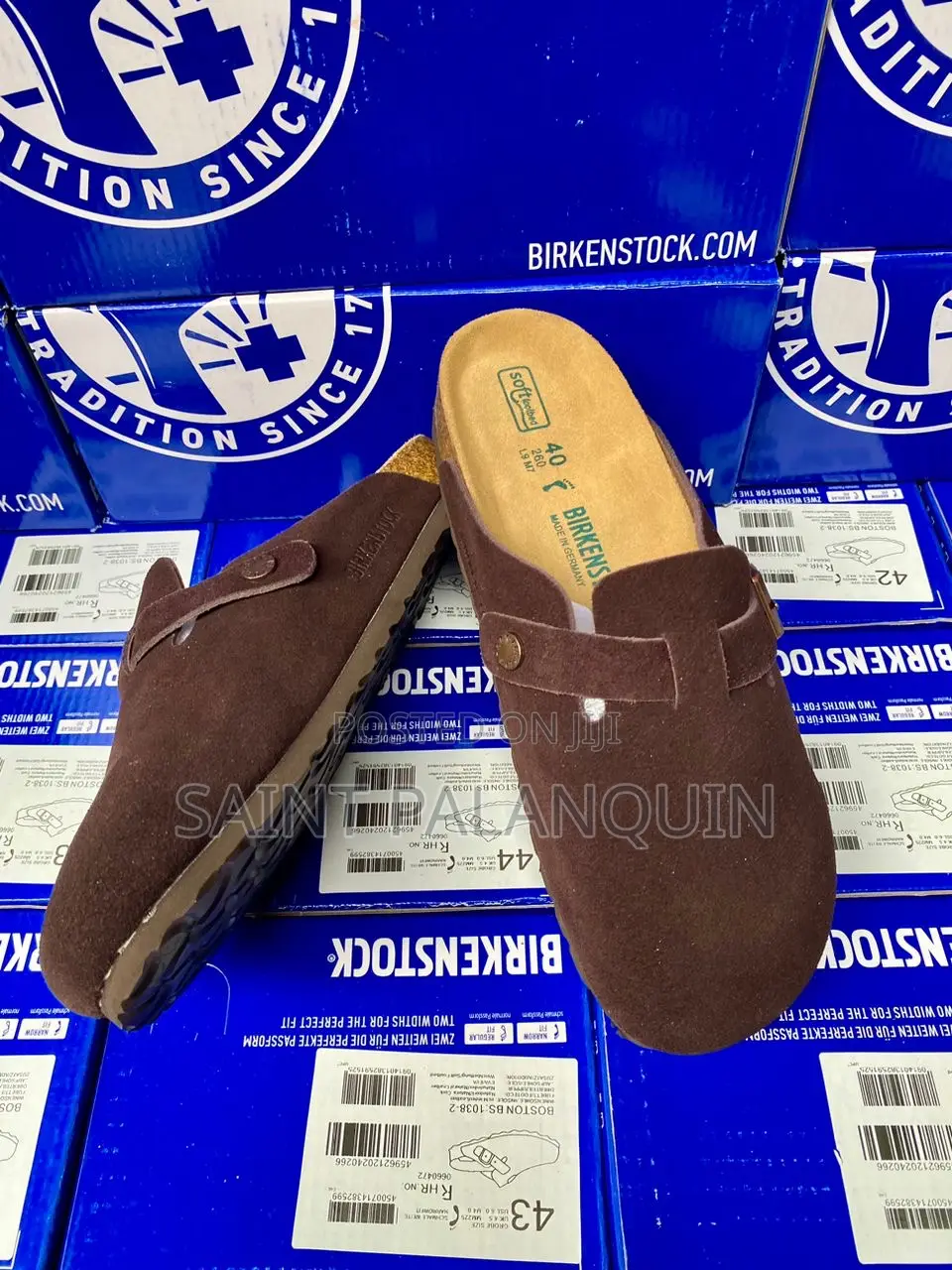 Boston Suede Birkenstock