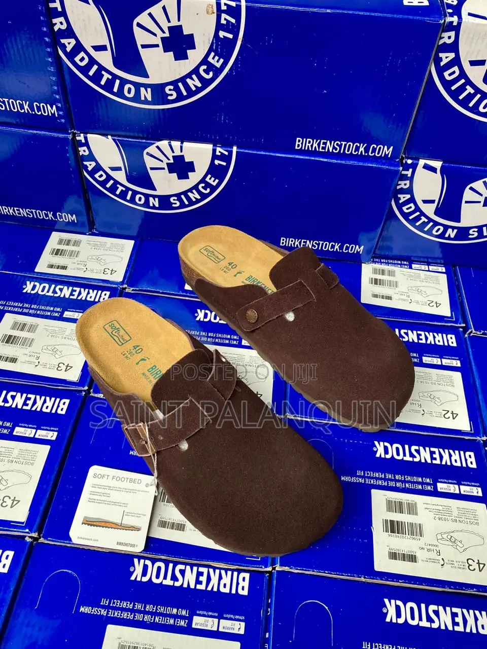 Boston Suede Birkenstock in Accra Metropolitan Shoes, St Palanquin