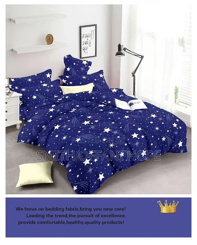 “Bedding Essentials: 1 Bedsheet, 3 Pillowcases”