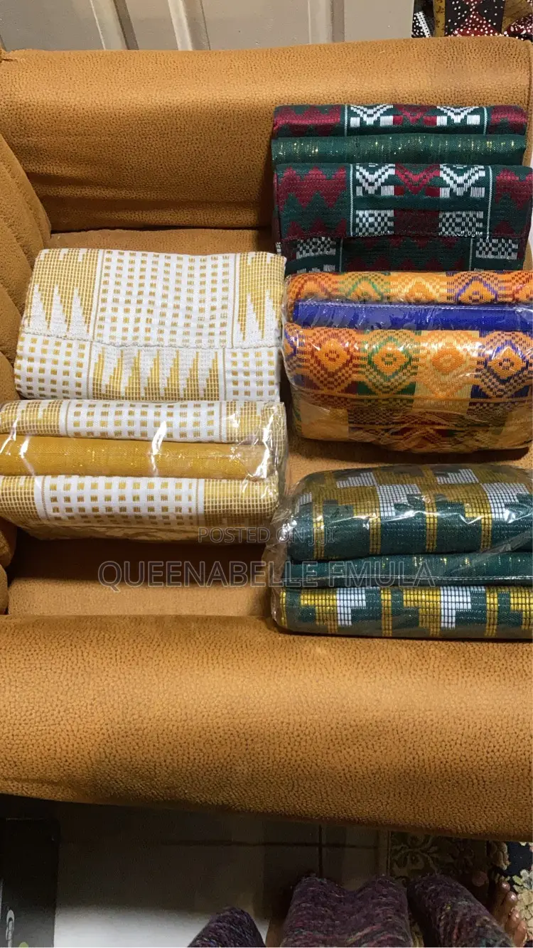 Authentic Plain And Pattern Kente