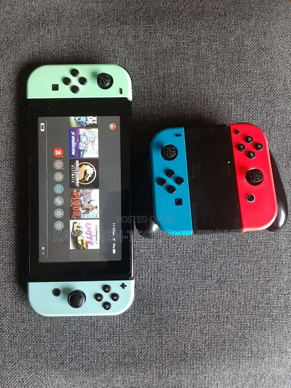 Nintendo Switch With Mk 1 Other Games and Accessories