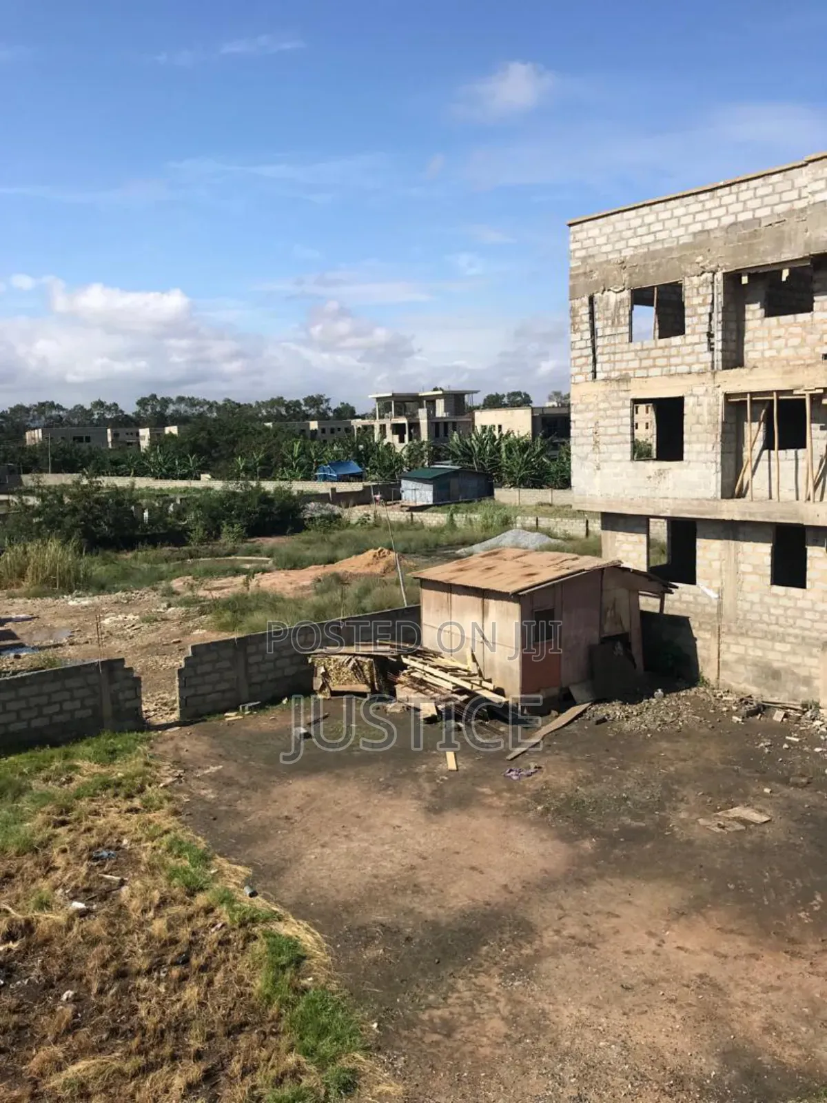 Titled Registered Walled Land for Sale Off Atomic Haasto Rd in Haatso