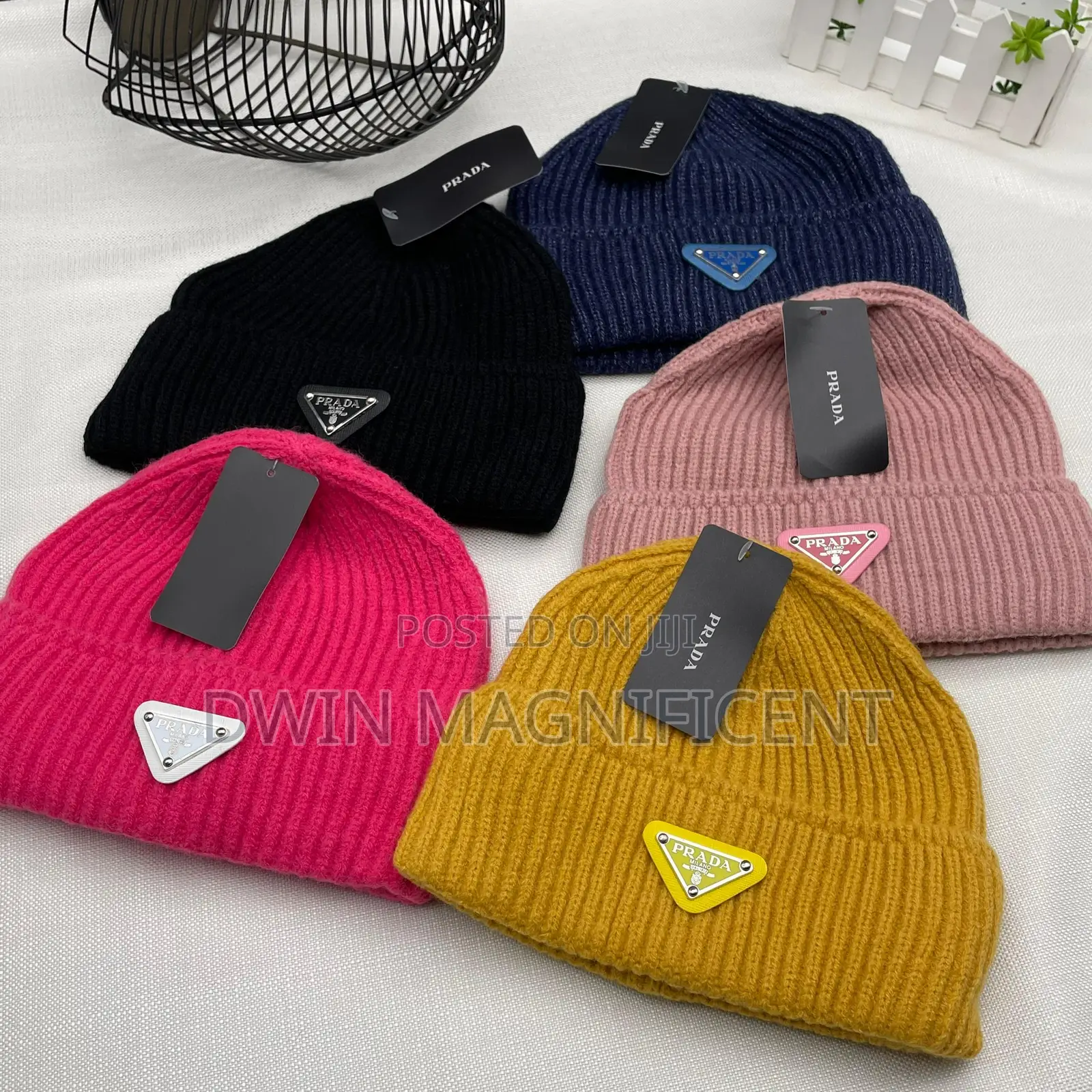 PRADA,CELINE and CHROME HEARTS Beanie Hats