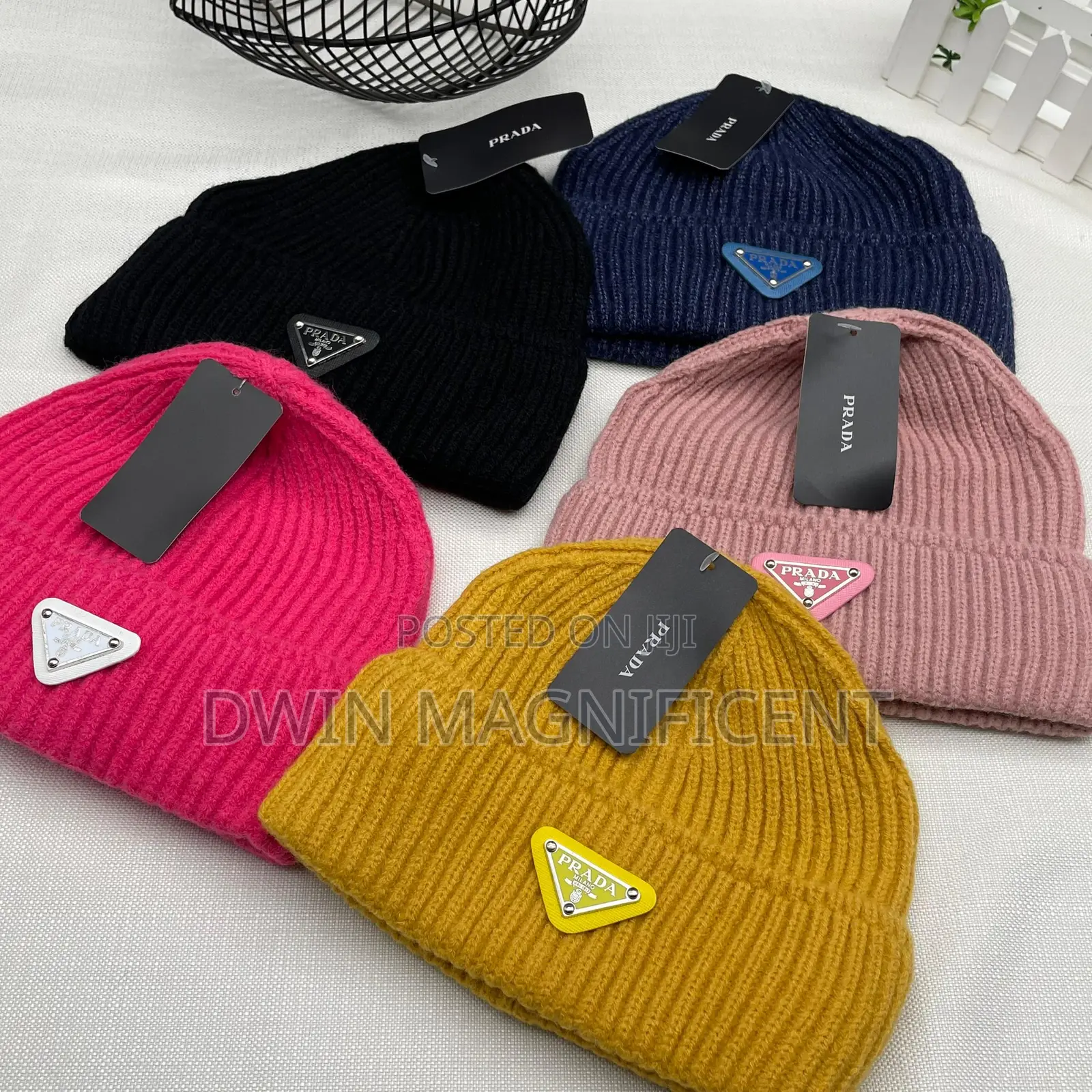 PRADA,CELINE and CHROME HEARTS Beanie Hats